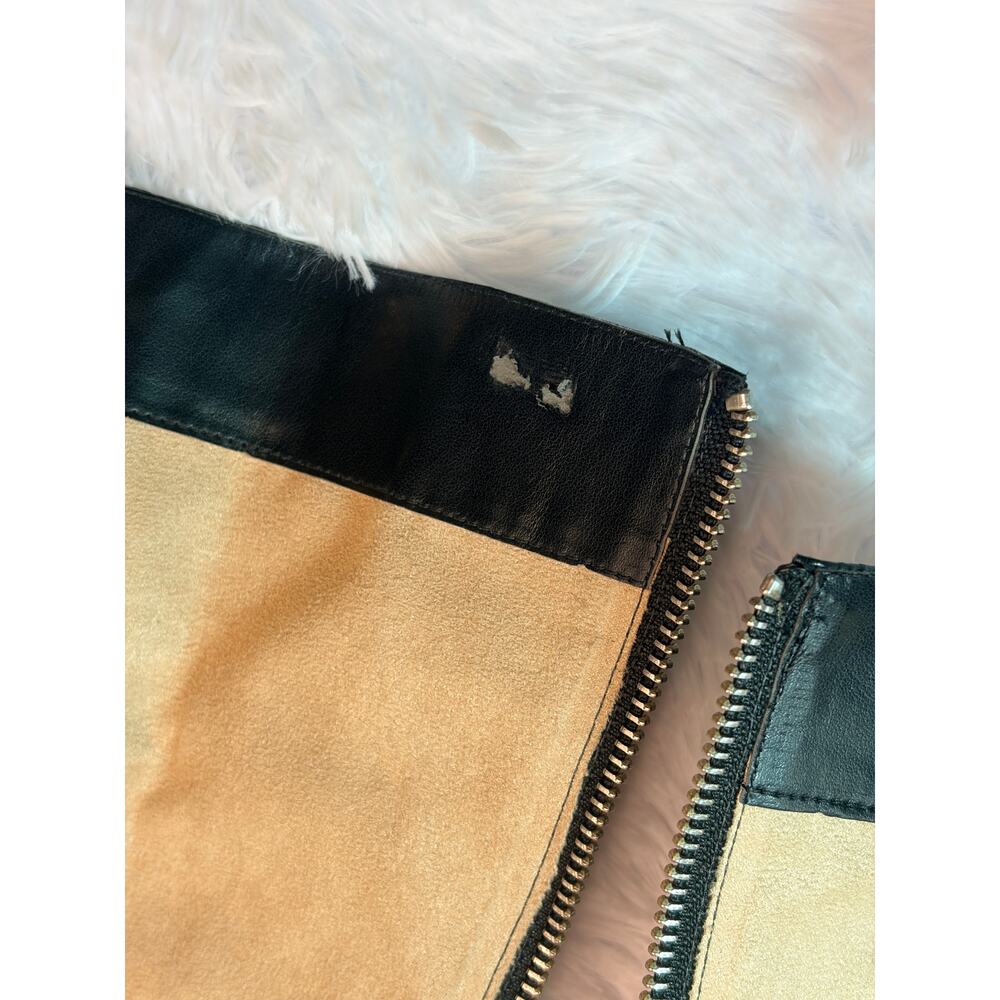 Michael Kors Black Leather Knee-High Boots Size 7.5M - Picture 6 of 10